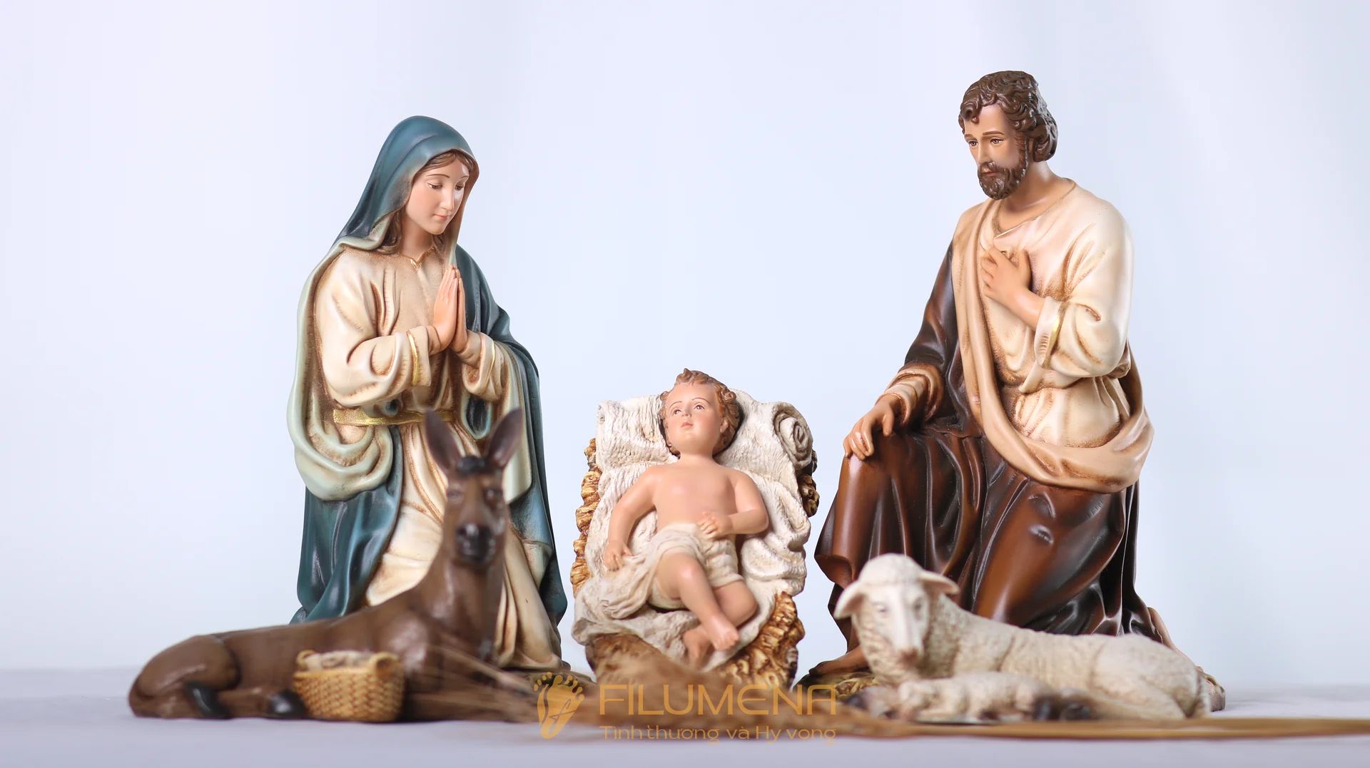 name tại VN. Tượng Công giáo Filumena là tượng của Tình thương và Hy vọng. Bản quyền các tác phẩm tượng Công giáo thuộc về Filumena Art, Cộng hòa Pháp. Filumena sáng tác và sản xuất nhiều mẫu tượng Công giáo khác như 