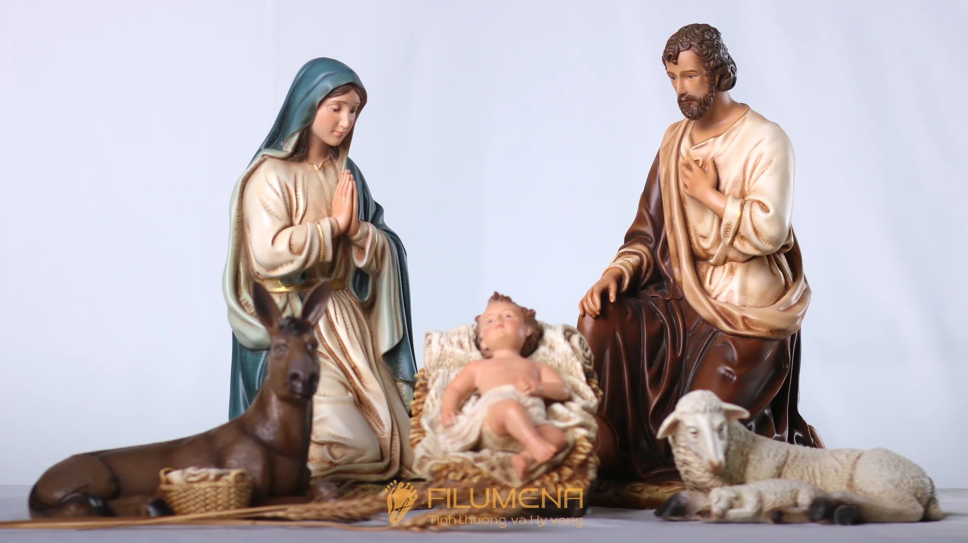name tại VN. Tượng Công giáo Filumena là tượng của Tình thương và Hy vọng. Bản quyền các tác phẩm tượng Công giáo thuộc về Filumena Art, Cộng hòa Pháp. Filumena sáng tác và sản xuất nhiều mẫu tượng Công giáo khác như 