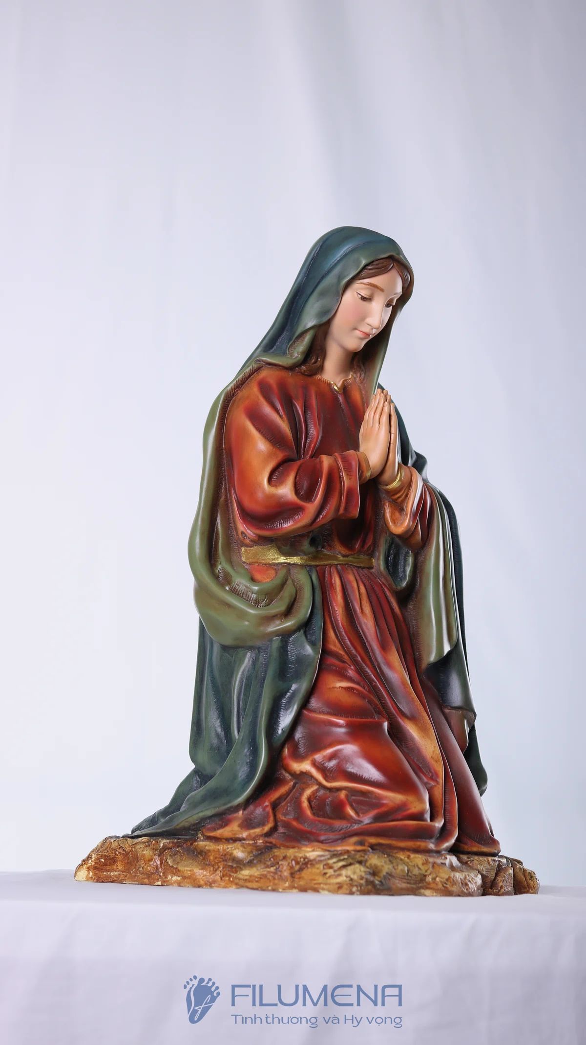 Bộ tượng Giáng sinh 50 cm 3 nhân vật tông màu trầm cổ điển