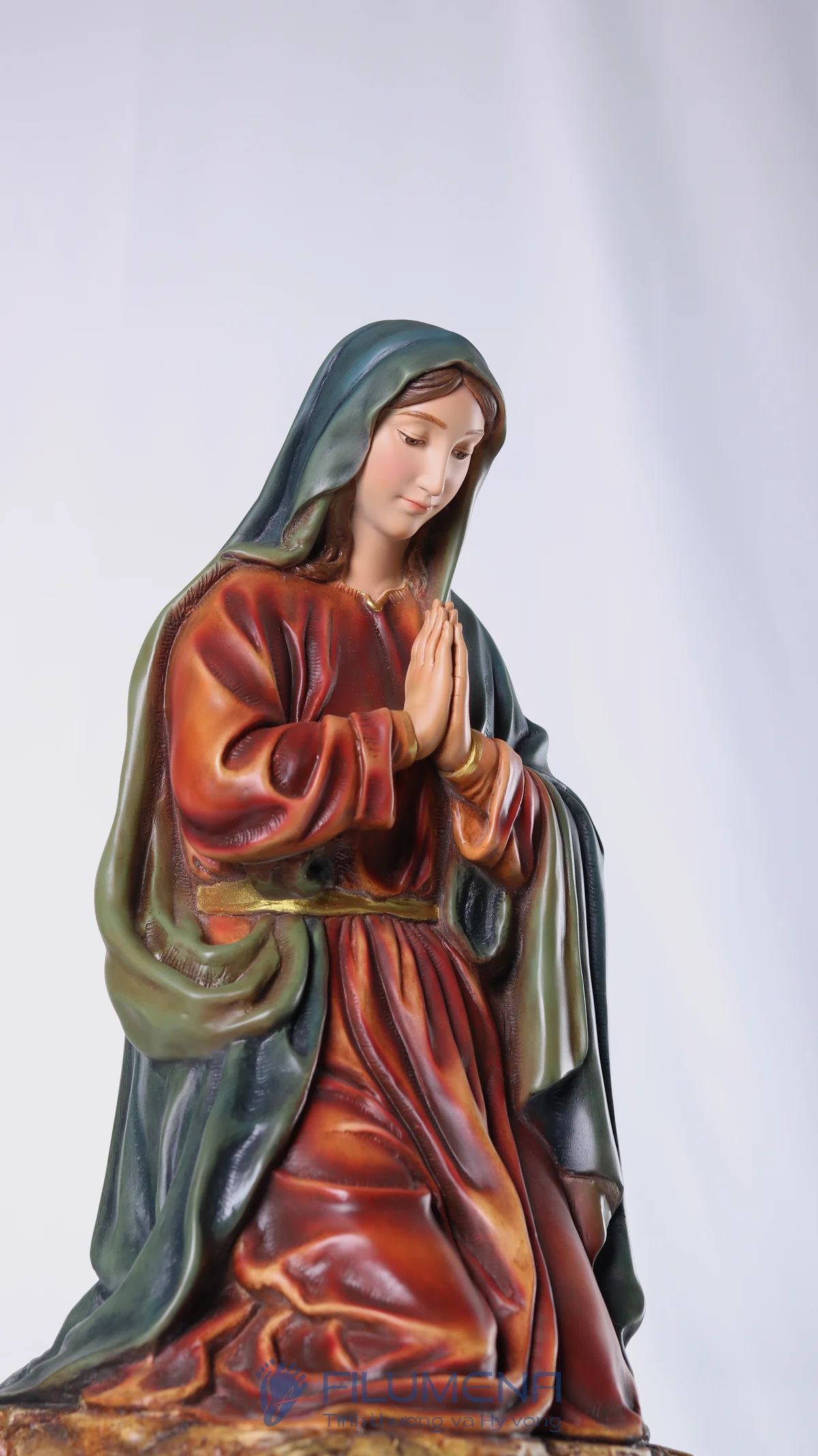 Bộ tượng Giáng sinh 50 cm màu trầm cổ điển do Filumena sáng tác