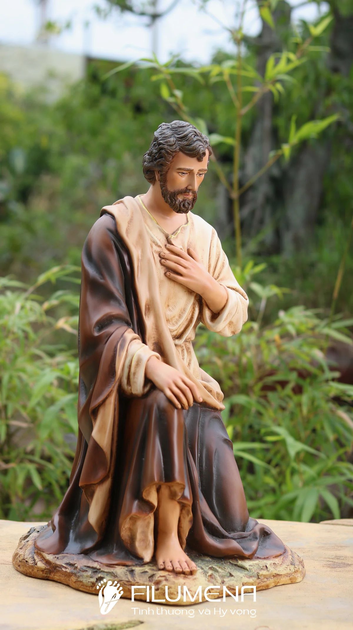 Bộ tượng Giáng sinh 50 cm 5 nhân vật do Filumena sáng tác