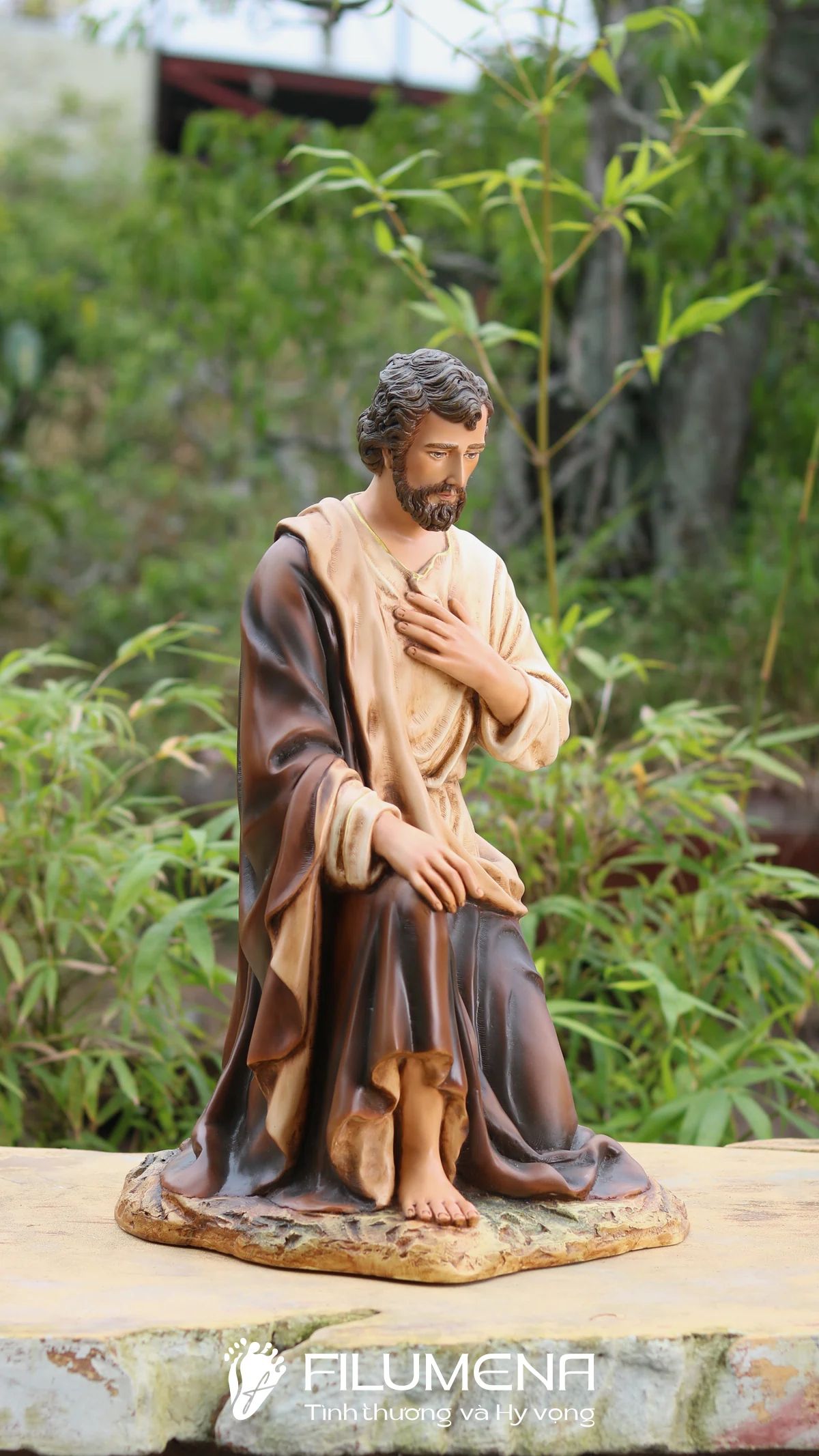 Bộ tượng Giáng sinh 50 cm 5 nhân vật do Filumena sáng tác