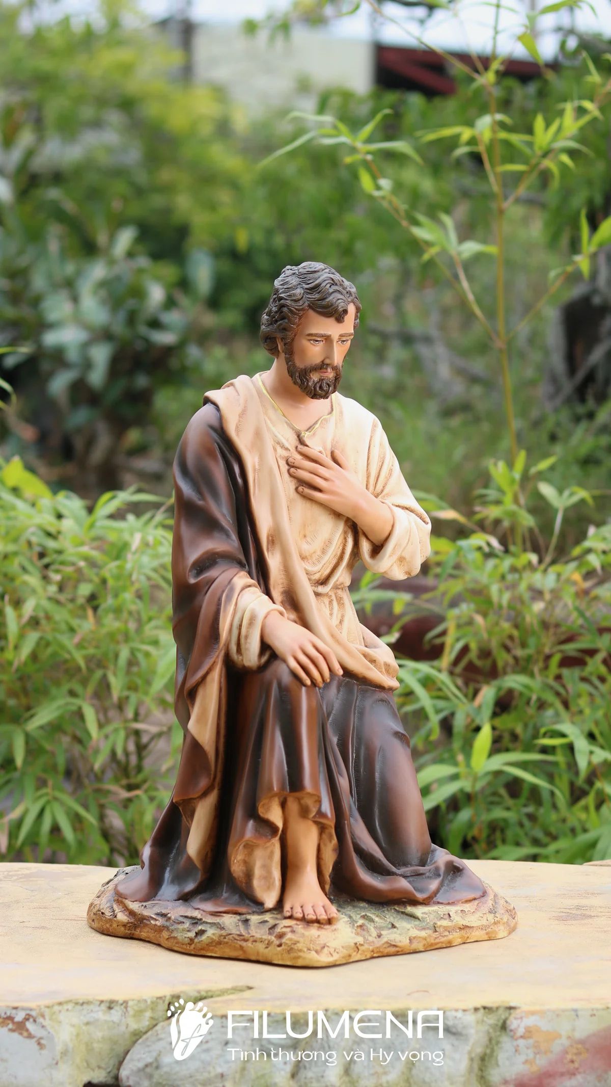 Bộ tượng Giáng sinh 50 cm 5 nhân vật do Filumena sáng tác