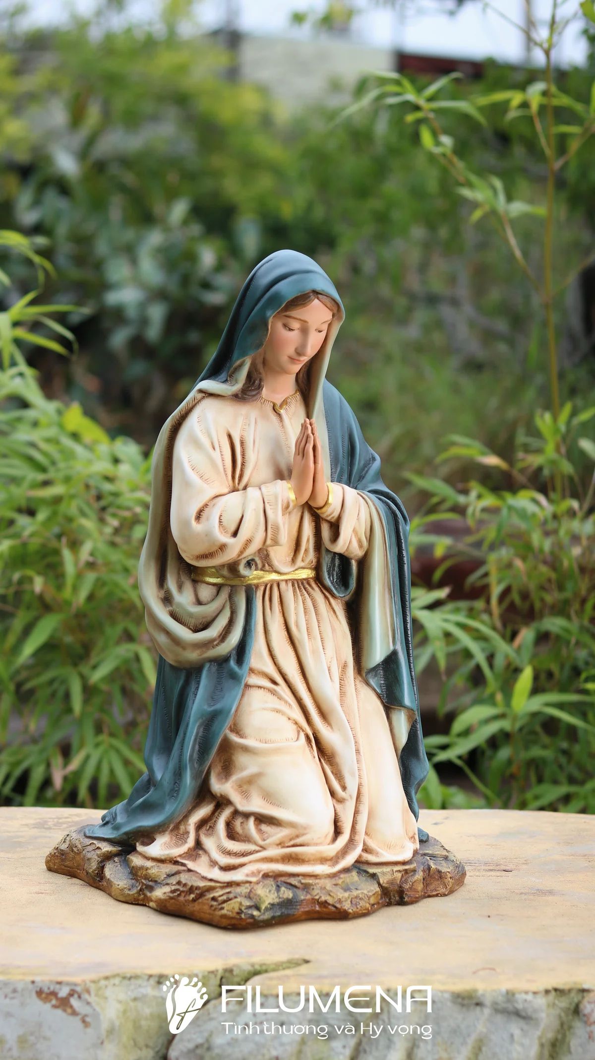 Bộ tượng Giáng sinh 50 cm 5 nhân vật do Filumena sáng tác