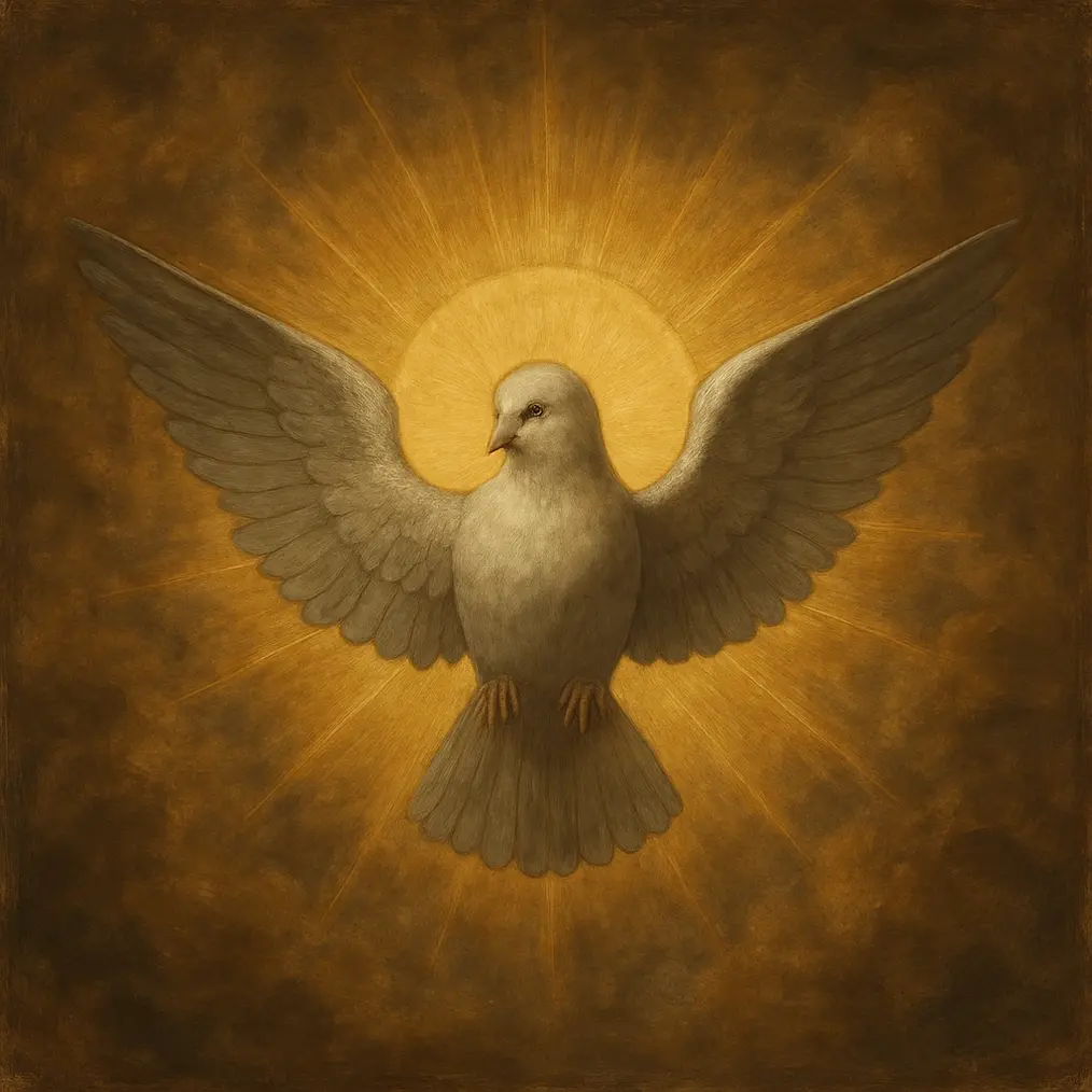 Các biểu tượng của Chúa Thánh Thần như chim bồ câu, lửa, gió, nước theo Kinh Thánh và truyền thống Hội Thánh