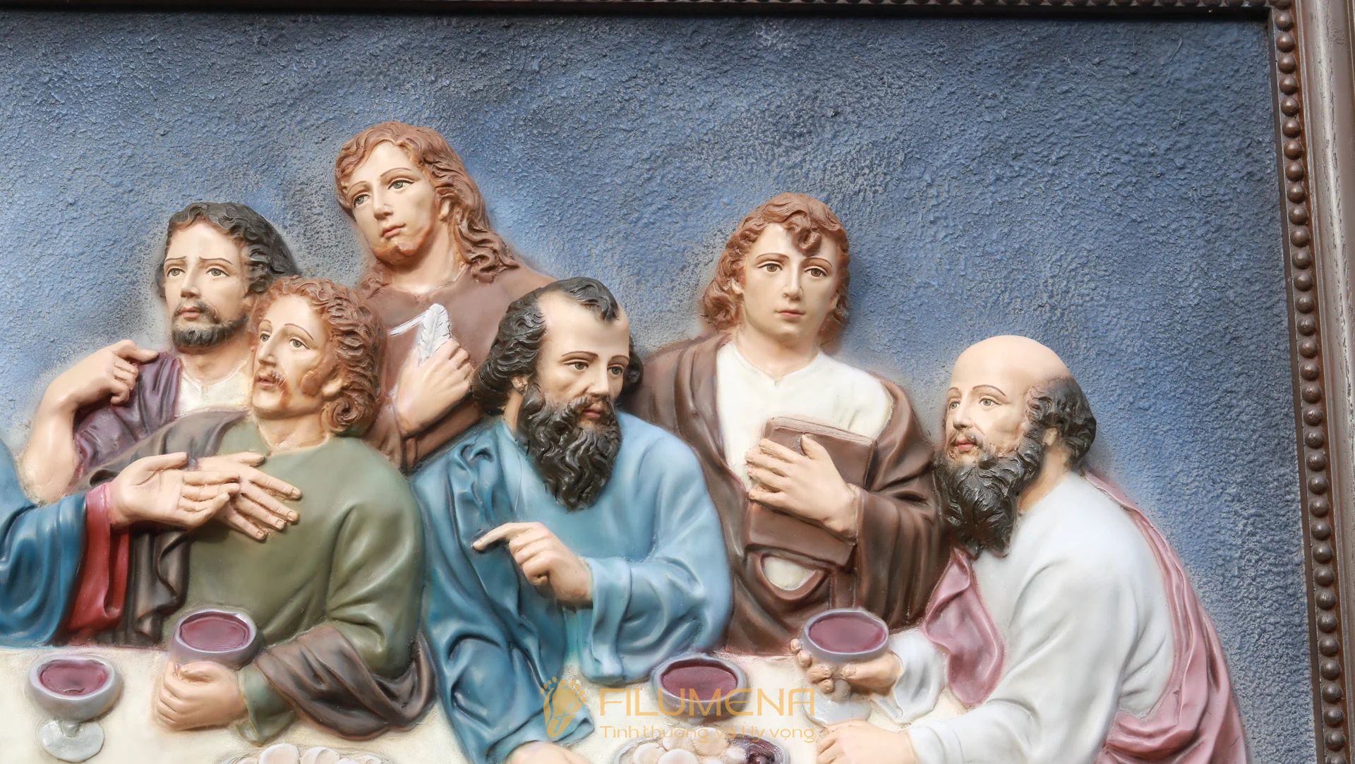 Phù điêu Bữa Tiệc Ly, sáng tác của Filumena