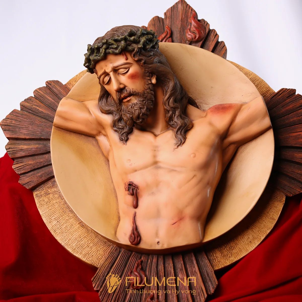 Phù điêu Chúa Chịu Nạn 40 cm