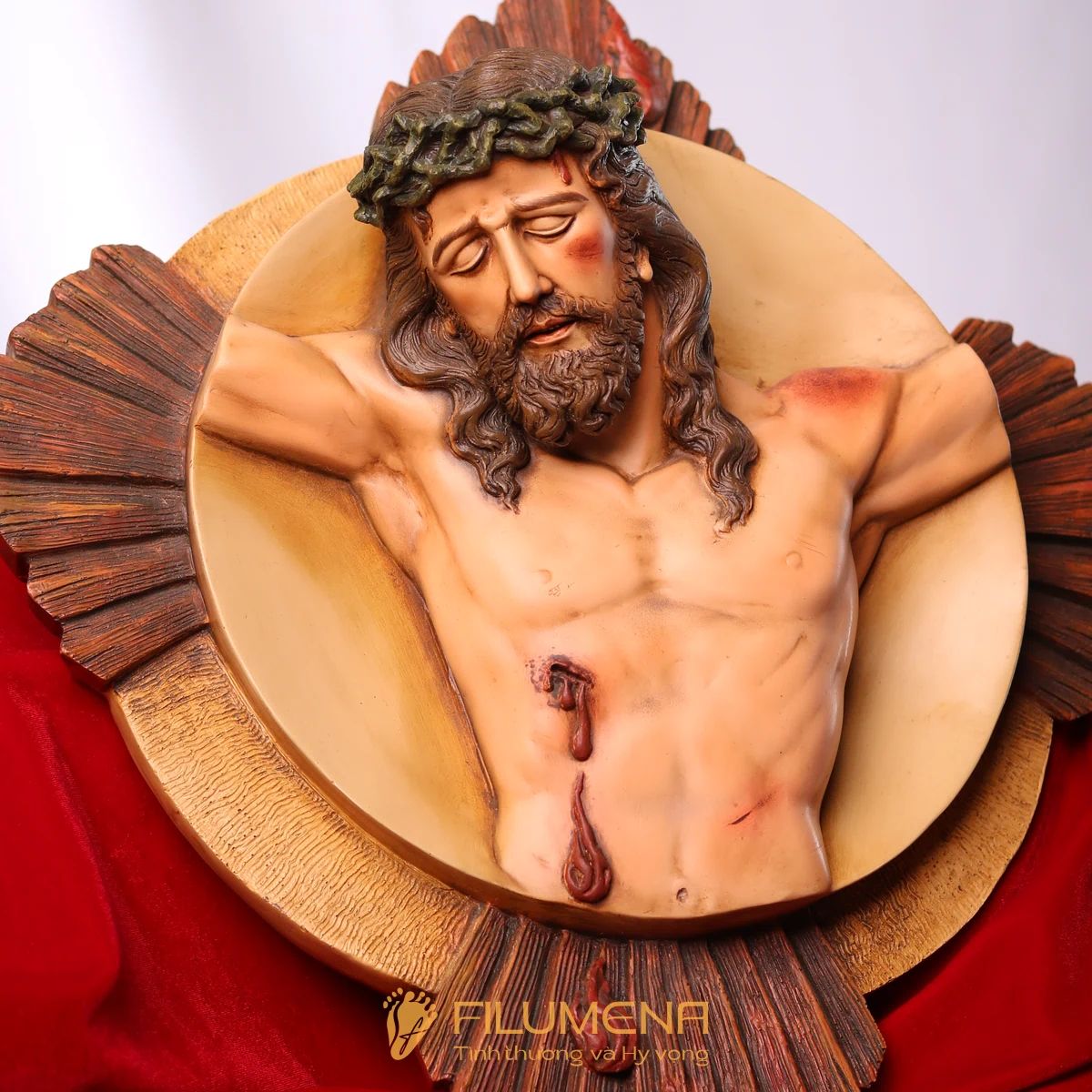 Phù điêu Chúa Chịu Nạn 40 cm