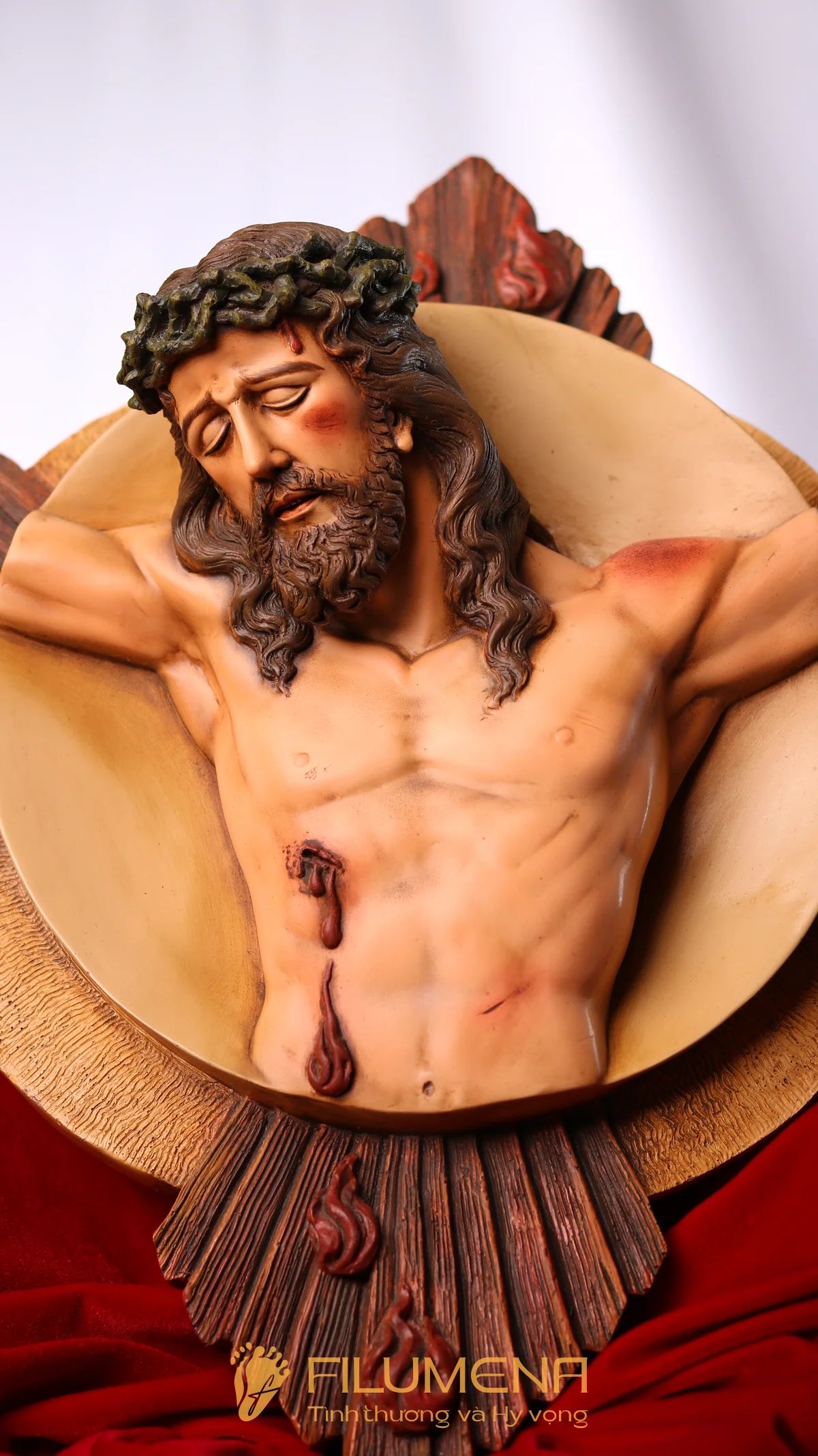 Phù điêu Chúa Chịu Nạn 40 cm