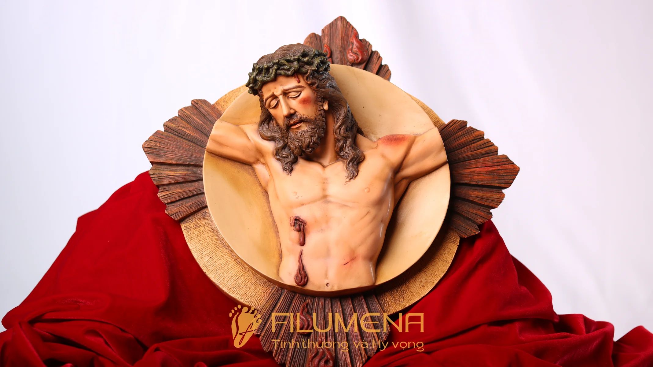 Phù điêu Chúa Chịu Nạn 40 cm