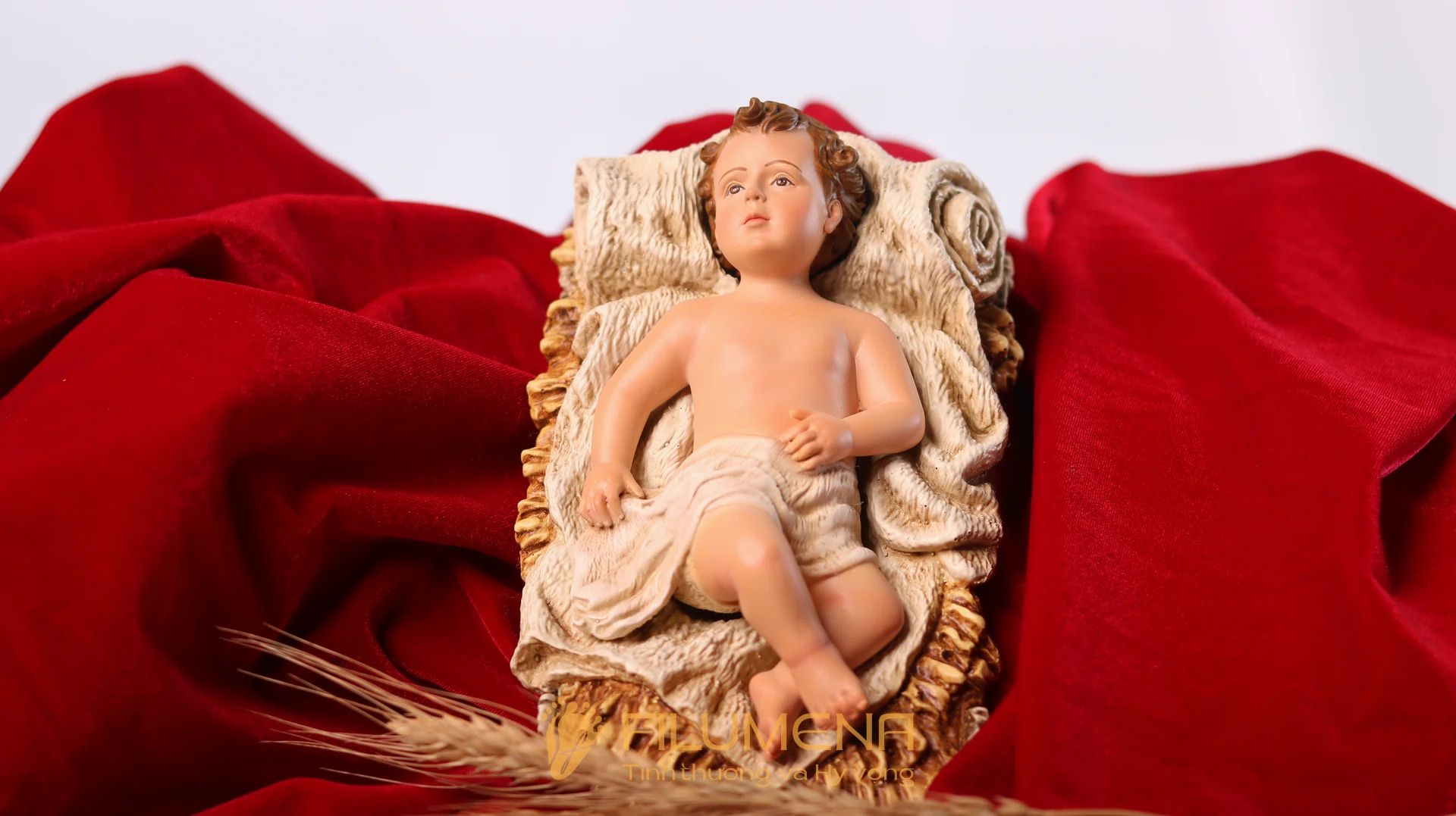 Tượng Chúa Hài đồng 15 cm cho bộ tượng Giáng sinh 30 cm