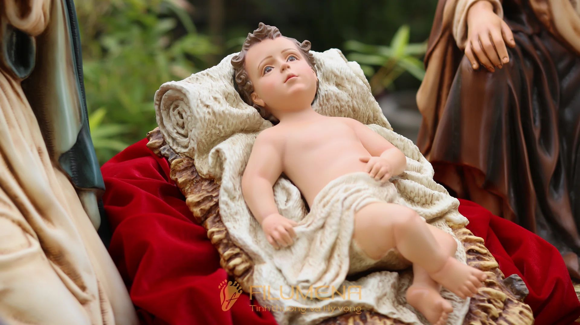 Bộ tượng Chúa Giáng Sinh 2025 kích thước 20, 30 và 50 cm