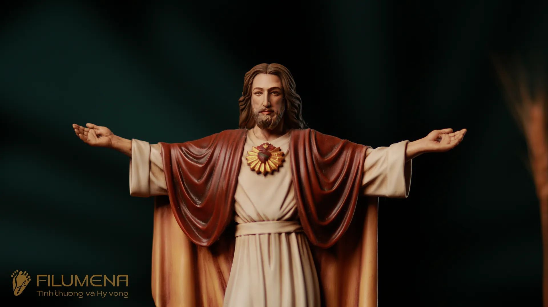 Tượng Chúa Ki-tô Vua Vũ trụ cao 20 cm, 30 cm