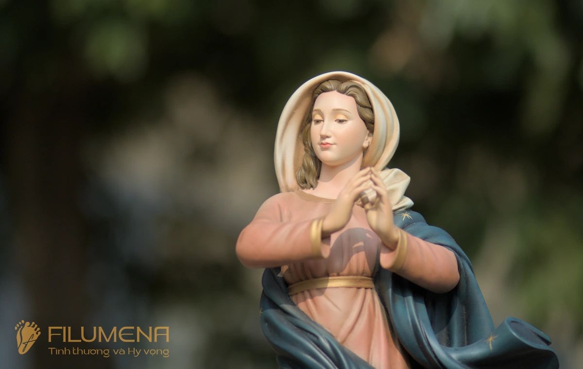 Ngắm 5 sự Vui cùng các mẫu tượng Đức Mẹ của Tượng Công giáo Filumena
