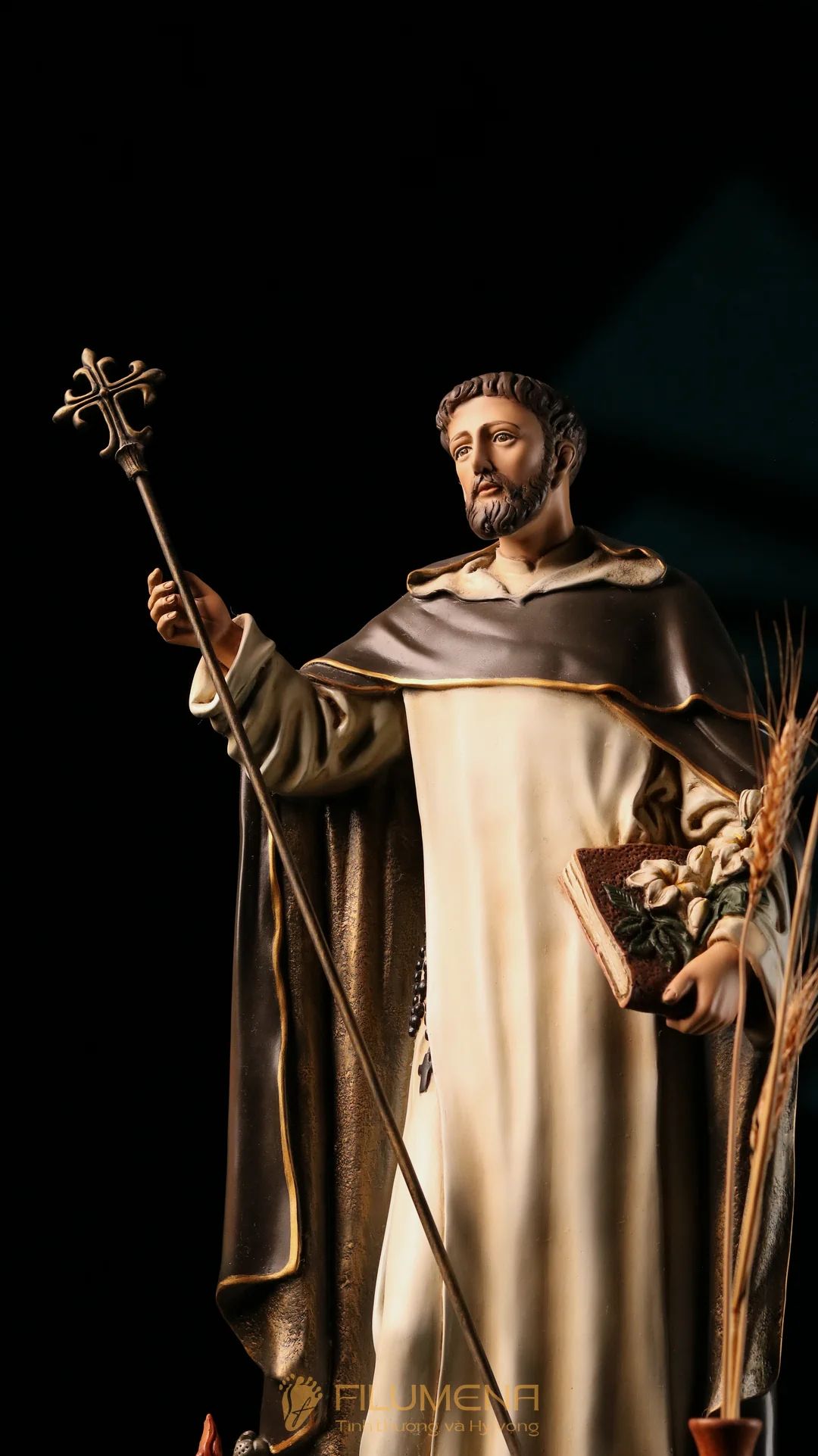 Tượng Thánh Đa Minh Mừng lễ Thánh sáng lập Dòng Giảng Thuyết