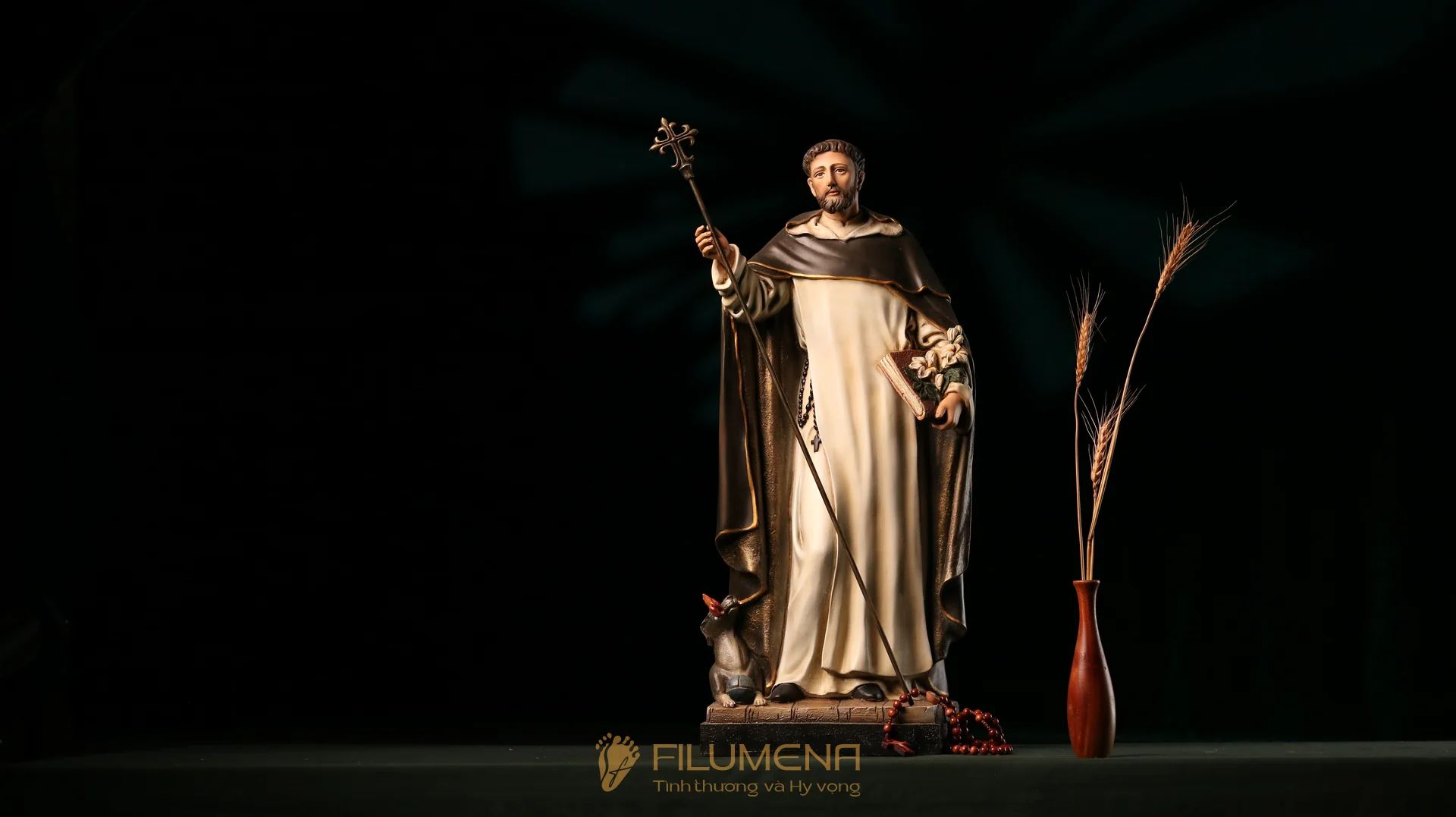 name tại VN. Tượng Công giáo Filumena là tượng của Tình thương và Hy vọng. Bản quyền các tác phẩm tượng Công giáo thuộc về Filumena Art, Cộng hòa Pháp. Filumena sáng tác và sản xuất nhiều mẫu tượng Công giáo khác như 