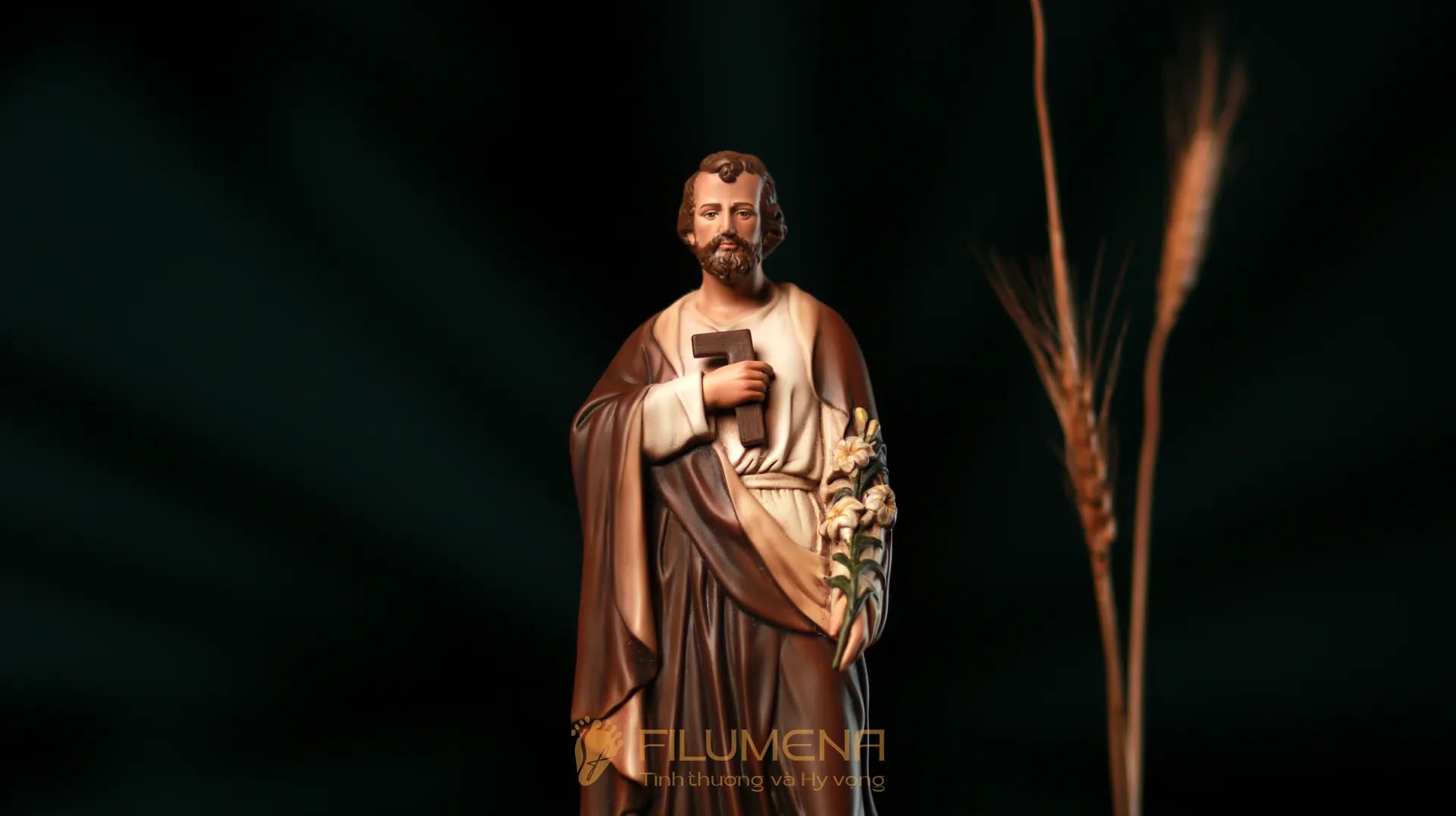 Tượng Thánh Giuse sáng tác bởi Tượng Công giáo Filumena