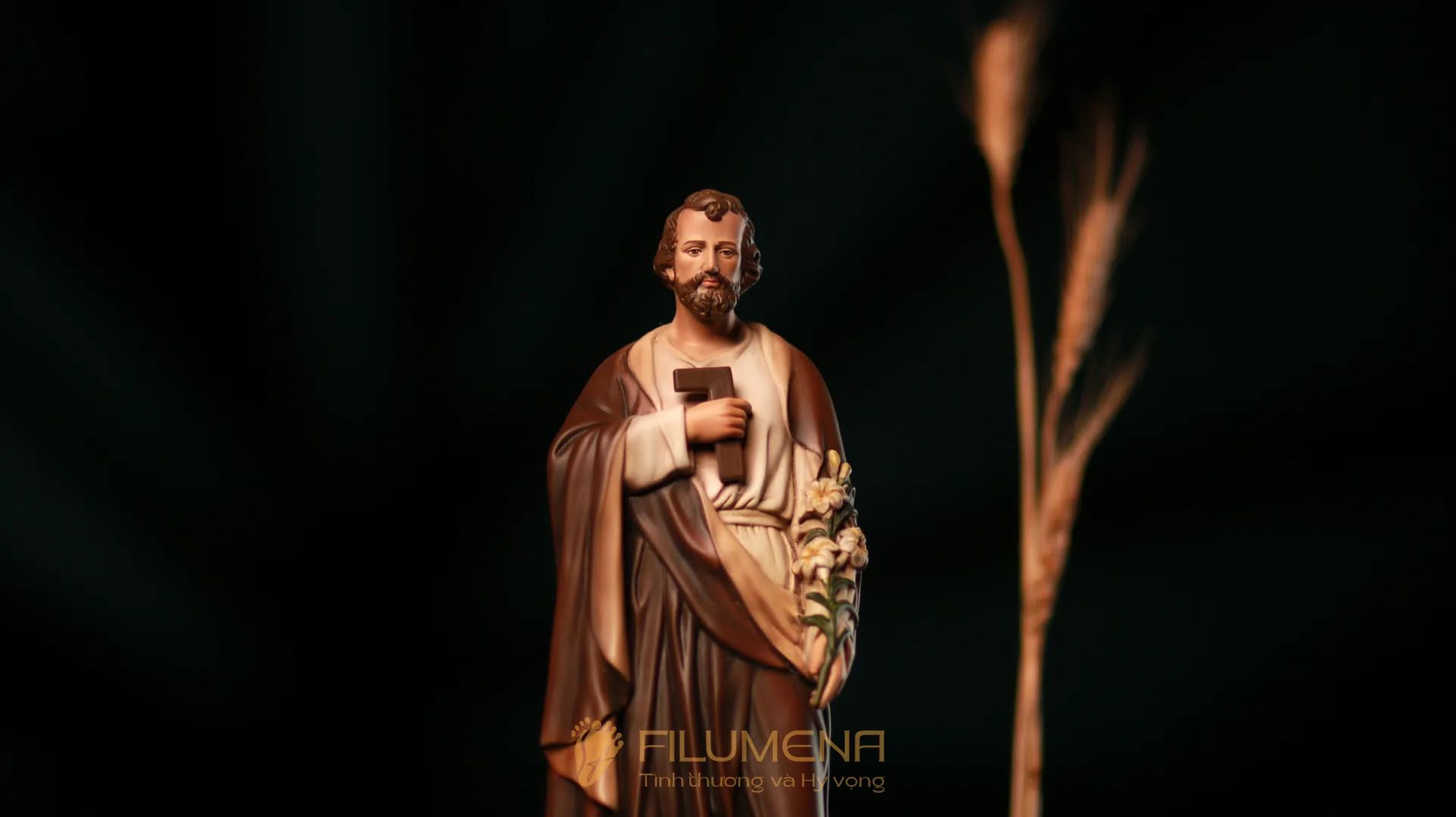 Tượng Thánh Giuse sáng tác bởi Tượng Công giáo Filumena