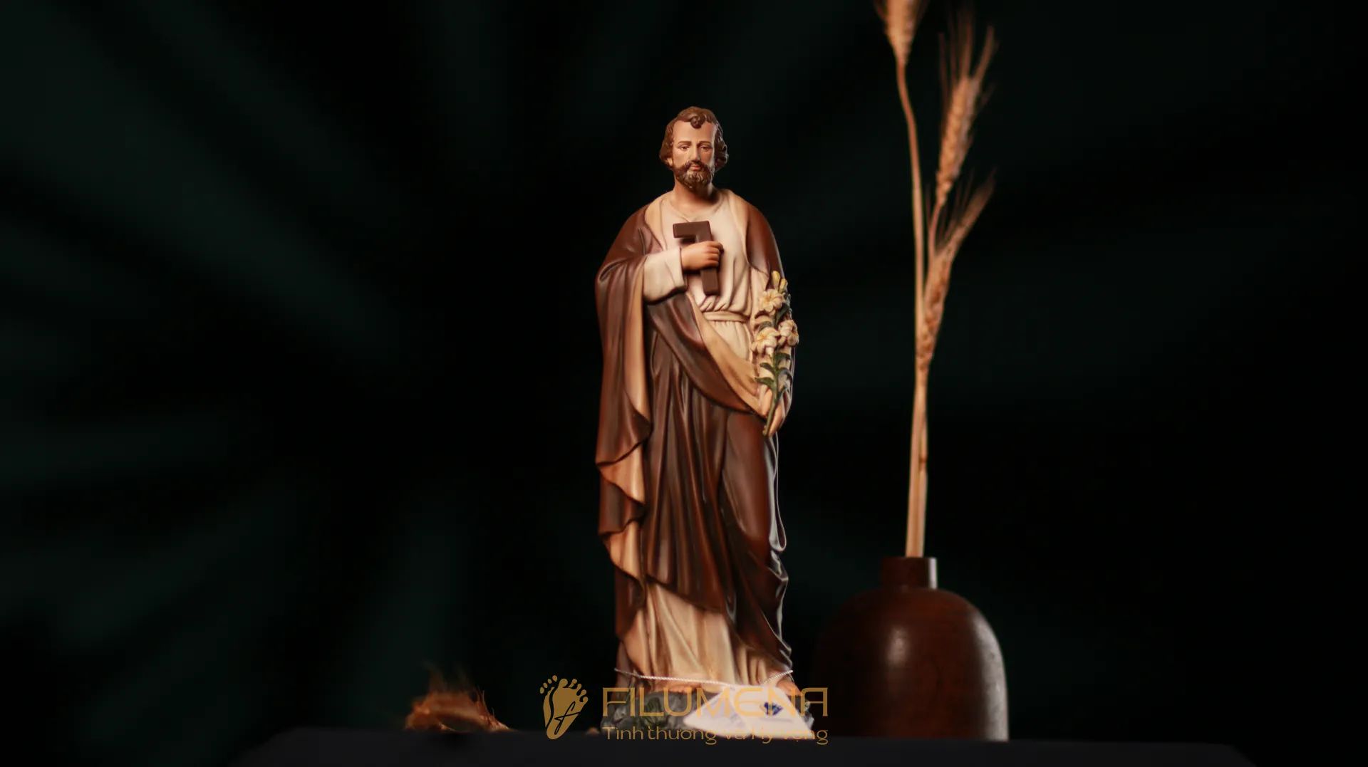 Tượng Thánh Giuse sáng tác bởi Tượng Công giáo Filumena