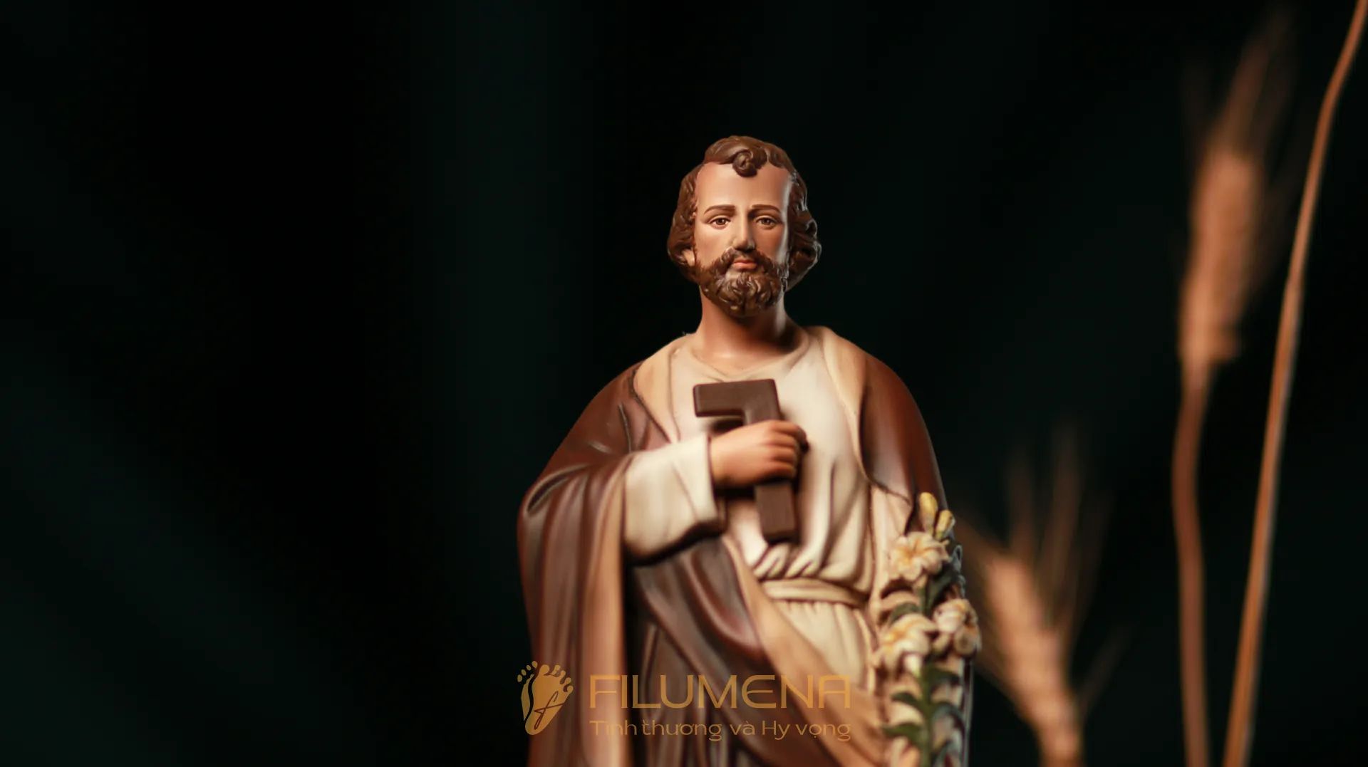 Tượng Thánh Giuse sáng tác bởi Tượng Công giáo Filumena